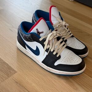 Air Jordan 1 Low SE Industrial Blue Sashiko US Men’s 9